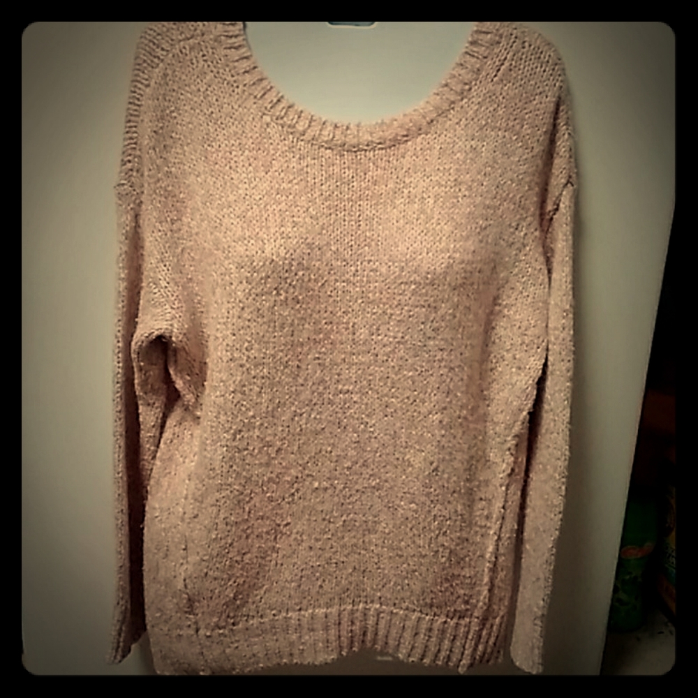 Ann Taylor loft sweater xs top peach